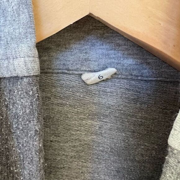 Lululemon Cardigan Sweater Open Front Drapey Wrap Athleisure Gray women’s 6 - Picture 4 of 11